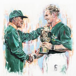 Nelson Mandela and Francois Pienaar